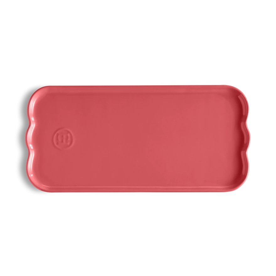 Emile Henry: Plat de service madeleine candy 31,5 x 15 cm