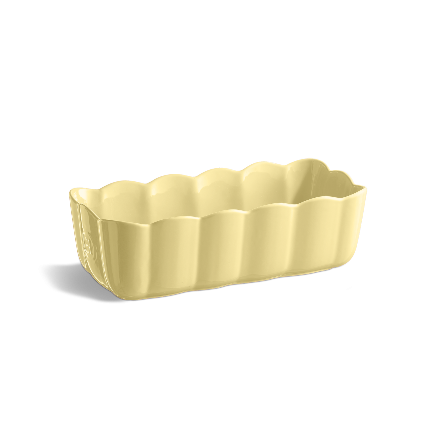 Emile Henry: Moule à cake madeleine Vanille 28,5 x 13 cm