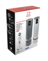 Peugeot: Line Sense Coffret duo moulins à poivre et à sel électrique rechargeable carbone et aluminium, 20 cm