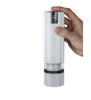 Peugeot: Line Sense Moulin à sel électrique rechargeable aluminium 20 cm