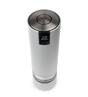Peugeot: Line Sense Moulin à sel électrique rechargeable aluminium 20 cm