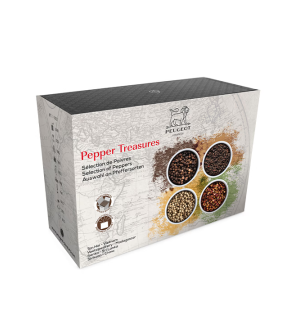 Peugeot: Set de 4 poivres "pepper treasures"