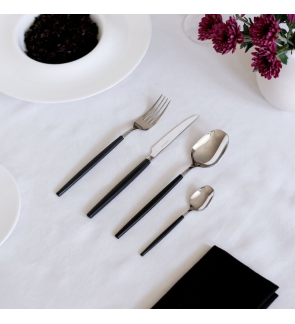 Sambonet Rosenthal: SIRO black 24-delige bestekset