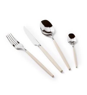 Sambonet Rosenthal: SIRO ivoire Coffret 24 pièces