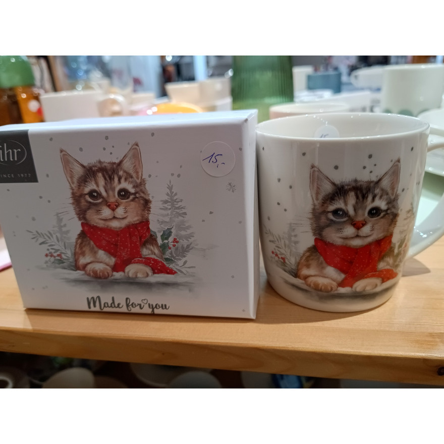 IHR: Kat Beker met giftbox  30 cl