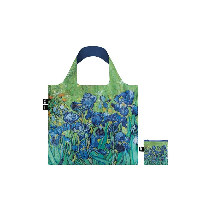 Loqi: Boodschappentas versierd met Van Goghs schilderij "Iris"