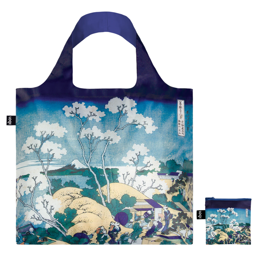 Loqi: Boodschappentas versierd met "Mont Fuji" van Hokusai