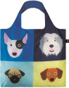 Loqi: Boodschappentas versierd met honden