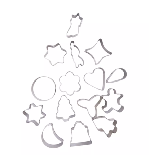 Point Virgule :  Set de 16 emporte pièce thème Noel