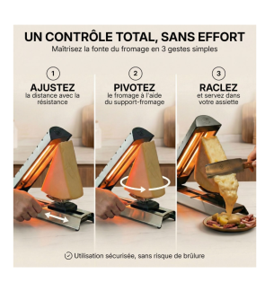 Louis Tellier: Appareil à raclette Compact Pro 600W