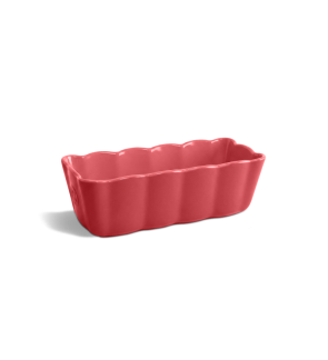 Emile Henry: Petit Moule à cake madeleine Rose Candy 24,5 x 11 cm