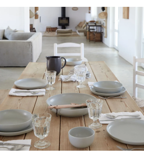 Costa Nova: Pacifica assiette creuse 22 cm gris huitre