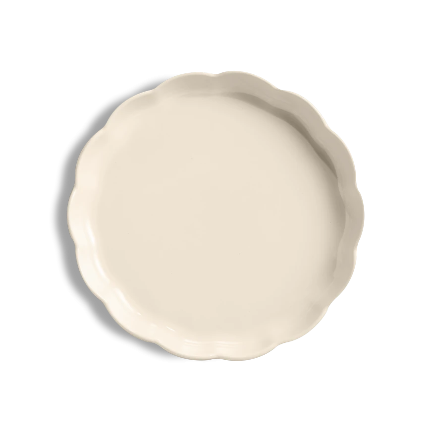 Emile Henry: Madeleine Vanille 31cm taartvorm