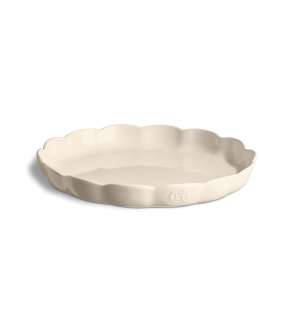 Emile Henry: Madeleine Vanille 31cm taartvorm