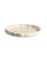 Emile Henry: Plat à tarte Madeleine Vanille 31 cm