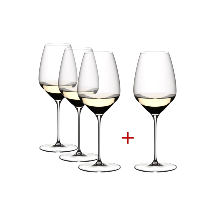 Riedel: Veloce Riesling wijnglazenset 3+1 gratis