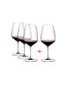 Riedel: Veloce Cabernet-Merlot wijnglazenset 3+1 gratis