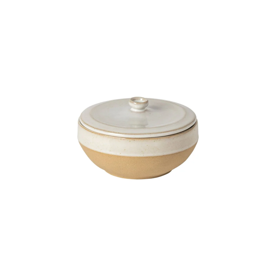 Costa Nova: Marrakech ovenschaal met deksel, 12 cm, wit
