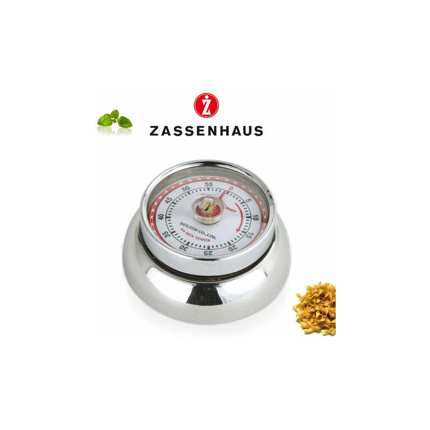 Zassenhaus: Retro Minuterie mécanique aimantée inox