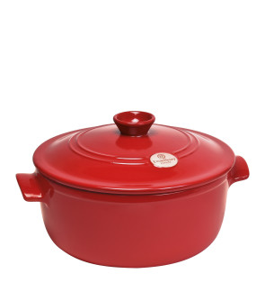 Emile Henry: Cocotte ronde rouge 4L