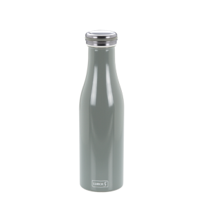 Lurch: Gourde isotherme en inox grise 0,5L