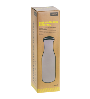 Lurch: Gourde isotherme en inox grise 0,5L