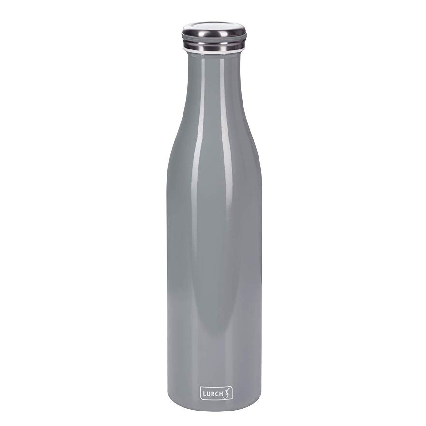 Lurch: Gourde isotherme en inox grise 0,75L