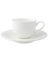 Villeroy & Boch: New Cottage Basic Tasse moka avec soucoupe 2 pièces