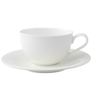 Villeroy & Boch: New Cottage Basic Tasse petit-déjeuner avec soucoupe 2 pièces