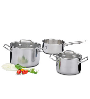 Spring Swiss Design: Brigade Basic 3-delige set met glazen deksels