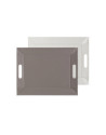 FreeForm: Plateau magique Taupe & Blanc 55x41cm