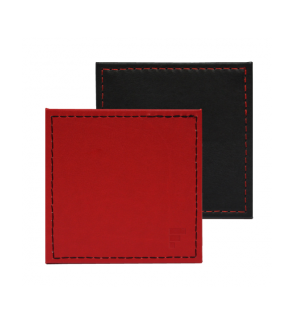 FreeForm: Set de 4 sous-verres Rouge & Noir