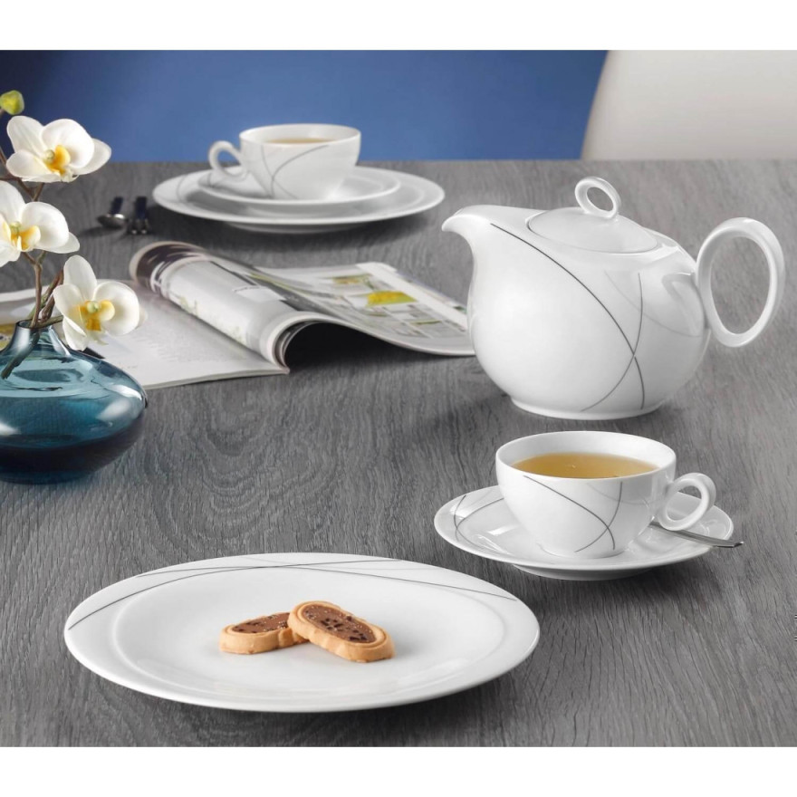 Servies Seltmann & Weiden Theresia rood soepbord Servies