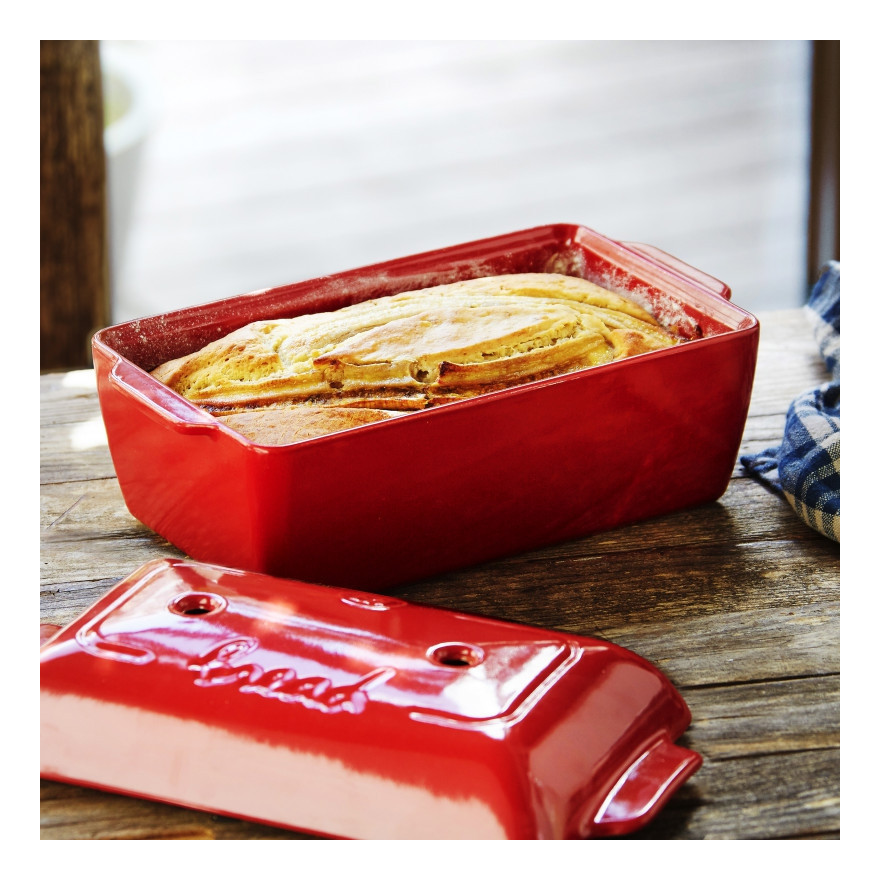 Emile Henry:  Broodvorm 400g rood
