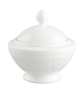 Villeroy & Boch: White Pearl Sucrier/Confiturier 6 pers. 0,35L