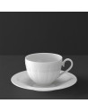 Villeroy & Boch: White Pearl Tasse à café avec soucoupe 2 pièces