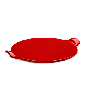 Emile Henry: Gladde rode pizzasteen 37 cm