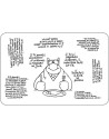 La vaisselle du Chat: Set de table 45x30cm