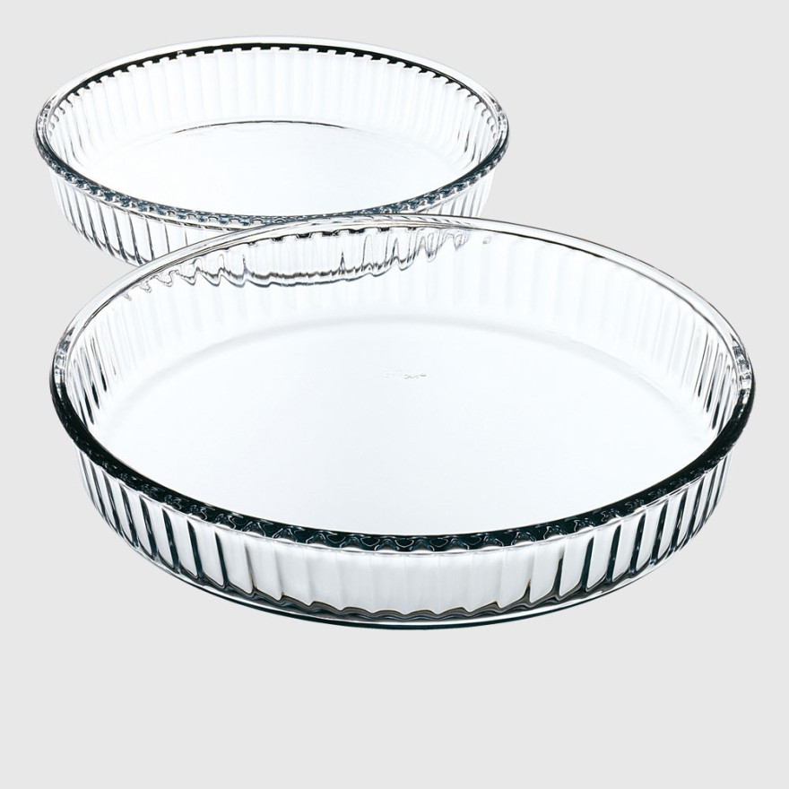 Menastyl:  Set de 2 plats à tarte ronds