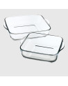 Menastyl:  Set de 2 plats à four carrés