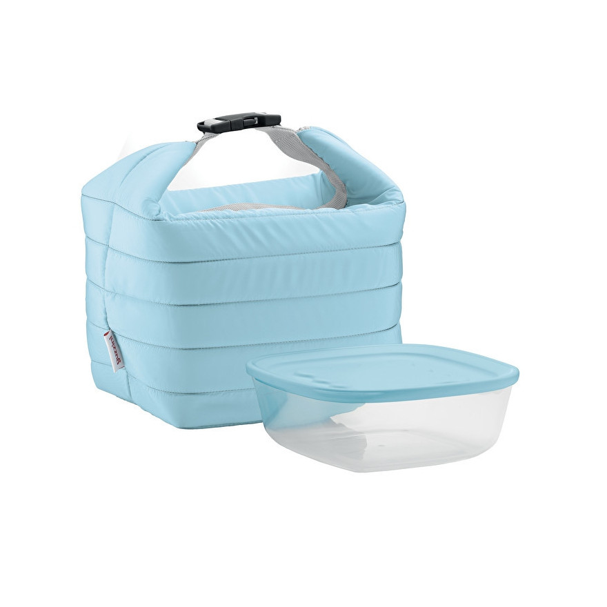 Guzzini: On the Go - Sac isotherme bleu avec boite fraicheur Handy