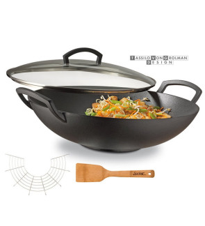 Spring Swiss Design: Set Wok 5 pièces 36 cm