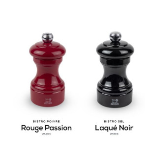 Peugeot: Bistrorama Duo Rouge-Noir Moulins à poivre et à sel 10 cm