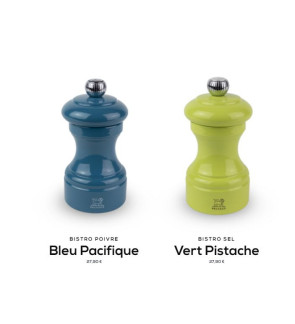 Peugeot: Bistrorama Duo Bleu-Vert Moulins à poivre et à sel 10 cm