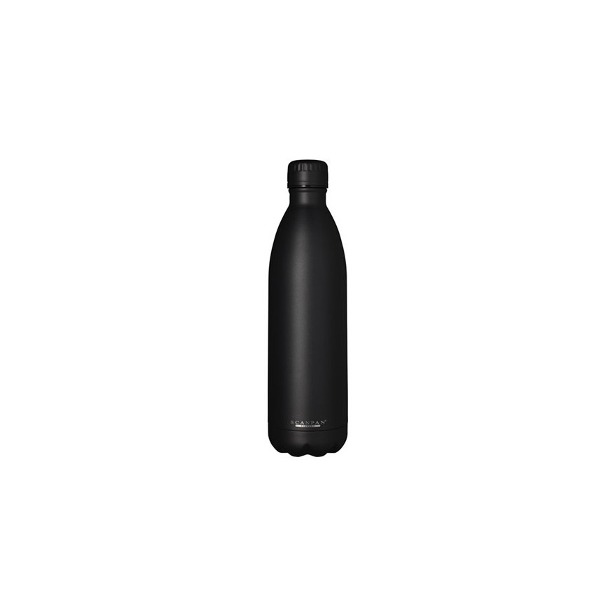 Scanpan: TOGO Geïsoleerde fles 1000ml (1L) Black.