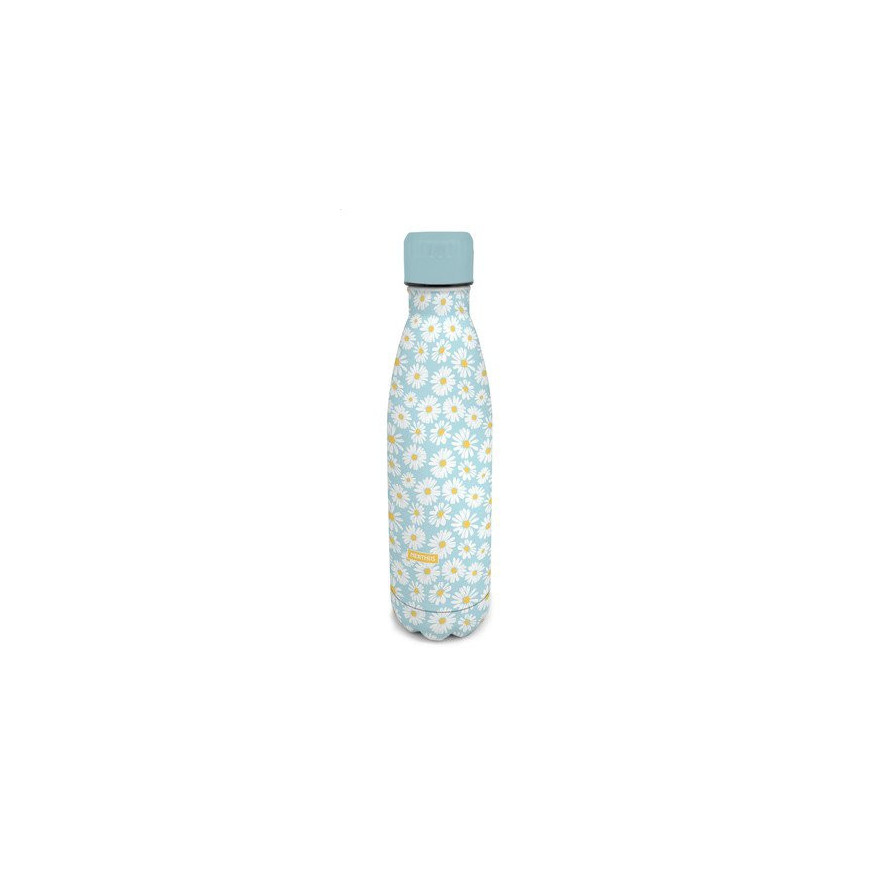 Nerthus: 350 ml blauwe madeliefjesfles