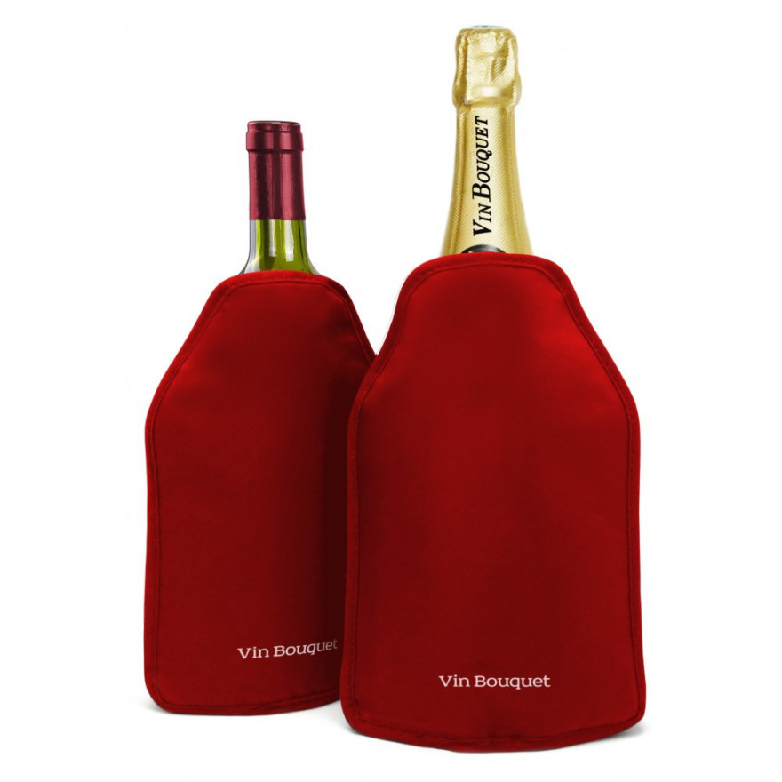 Vin bouquet: Refroidisseur de bouteille de vin/champagne Rouge