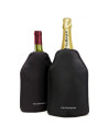 Vin bouquet: Refroidisseur de bouteille de vin/champagne Noir