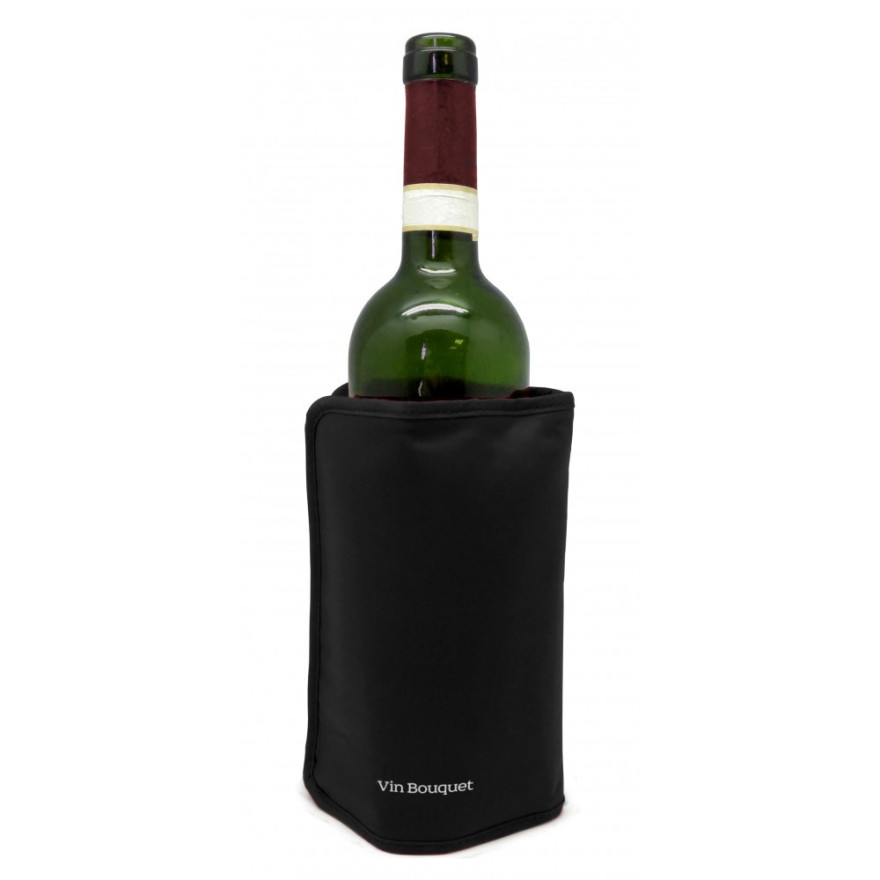 Vin bouquet: Refroidisseur de bouteille de vin Noir