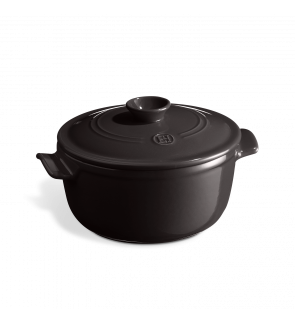 Emile Henry: Cocotte ronde noire 2,5L